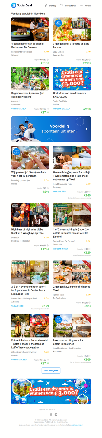 3-gangendiner à la carte bij Lazy Lemon | 4-gangendiner van de chef bij Restaurant De Ooievaar