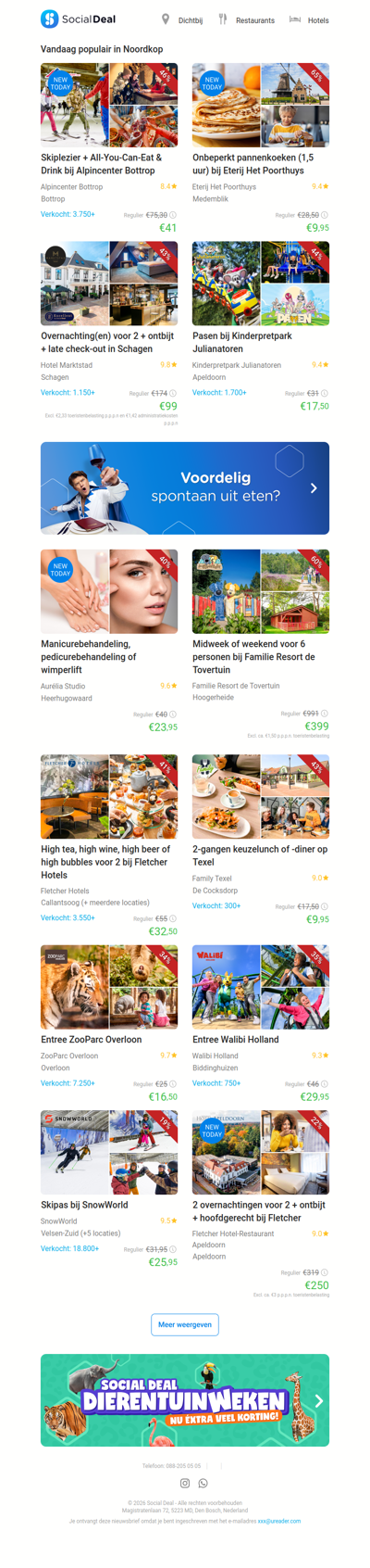 Skiplezier + All-You-Can-Eat & Drink bij Alpincenter Bottrop | Onbeperkt pannenkoeken (1,5 uur) bij Eterij Het Poorthuys