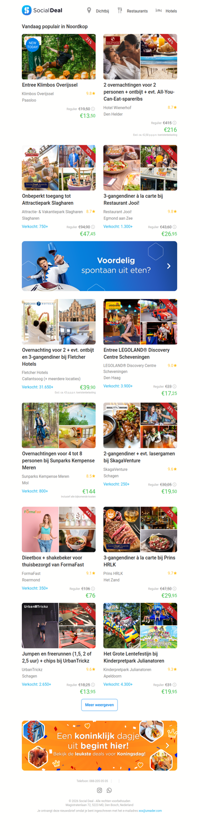 Entree Klimbos Overijssel | 2 overnachtingen voor 2 personen + ontbijt + evt. All-You-Can-Eat-spareribs