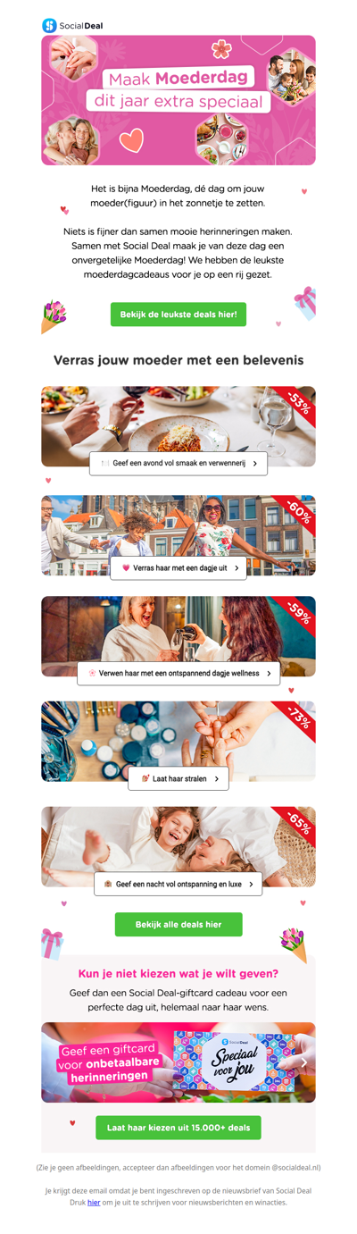 💝 De beste moederdagdeals voor qualitytime samen