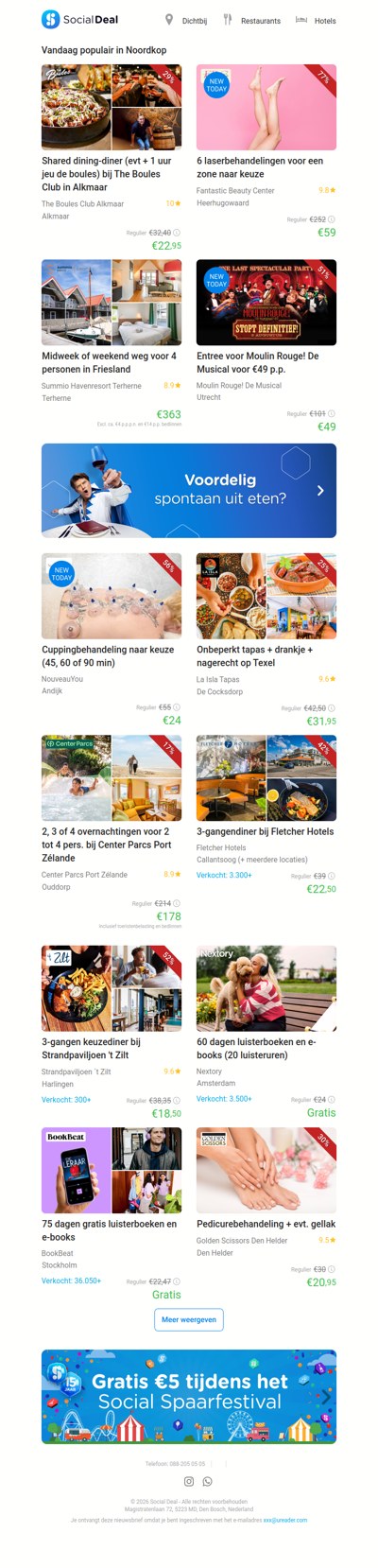 6 laserbehandelingen voor een zone naar keuze | Shared dining-diner (evt + 1 uur jeu de boules) bij The Boules Club in Alkmaar
