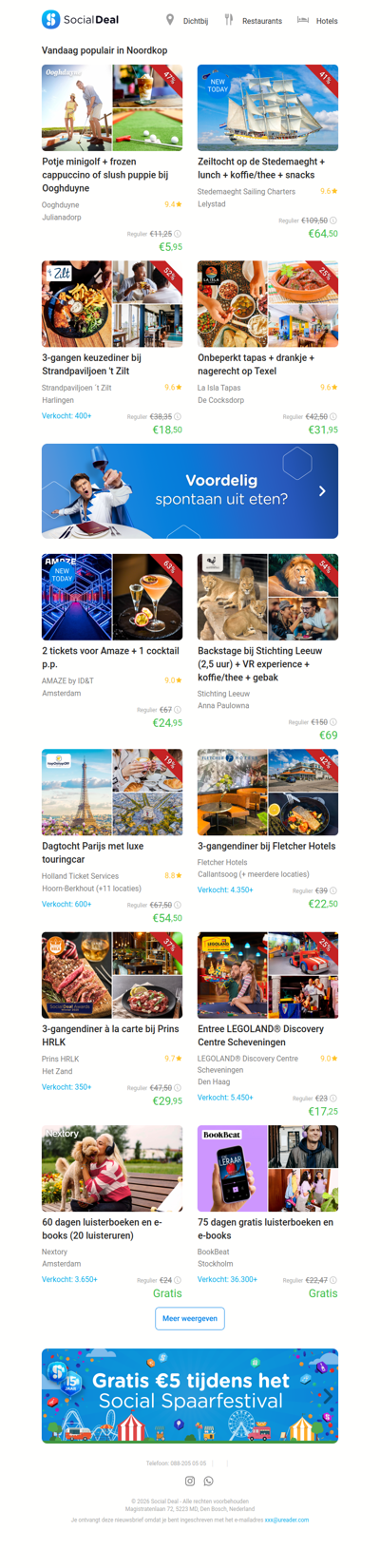 Zeiltocht op de Stedemaeght + lunch + koffie/thee + snacks | Potje minigolf + frozen cappuccino of slush puppie bij Ooghduyne