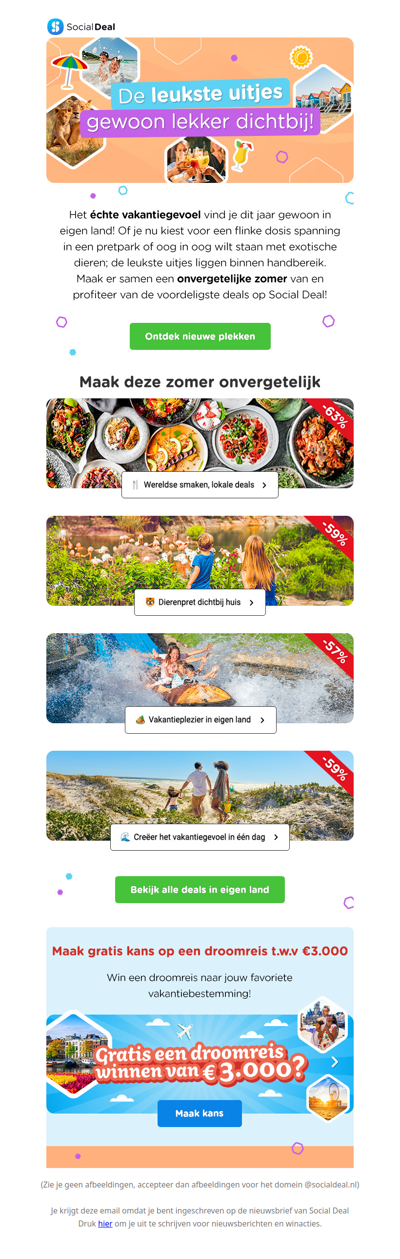 💛 Toerist in eigen land! Bekijk de beste deals 😍