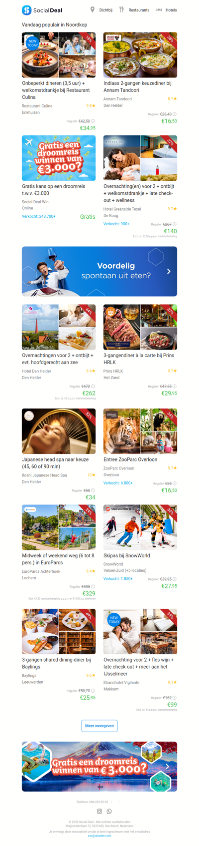 Onbeperkt dineren (3,5 uur) + welkomstdrankje bij Restaurant Culina | Indiaas 2-gangen keuzediner bij Annam Tandoori