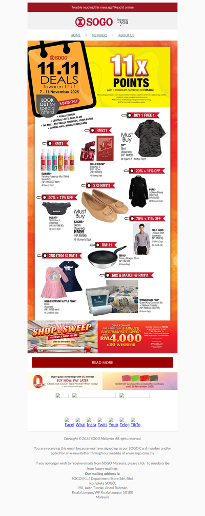 11.11 Deals (7 - 11 November 2025)