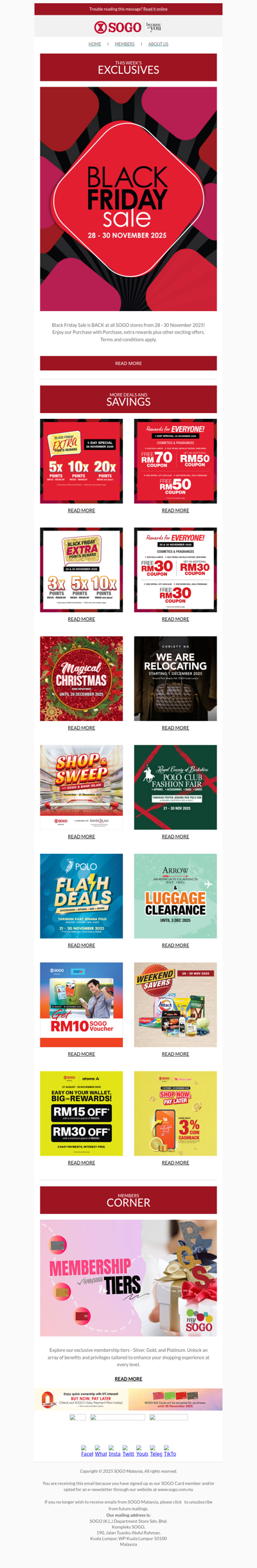 Black Friday Sale & More Rewards This Week