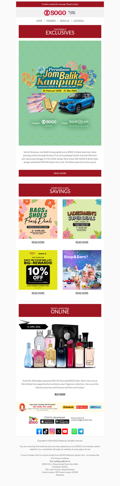 Deals Not To Be Missed This Week