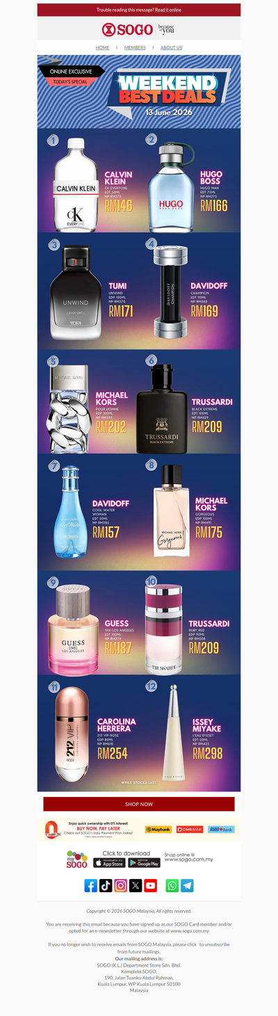 Weekend Best Deals | 13 June 2026