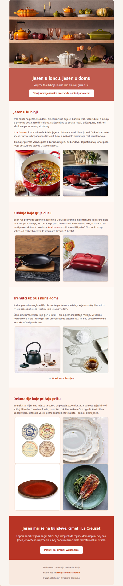 Sol i papar newsletter: Jesen u loncu i domu 🍂