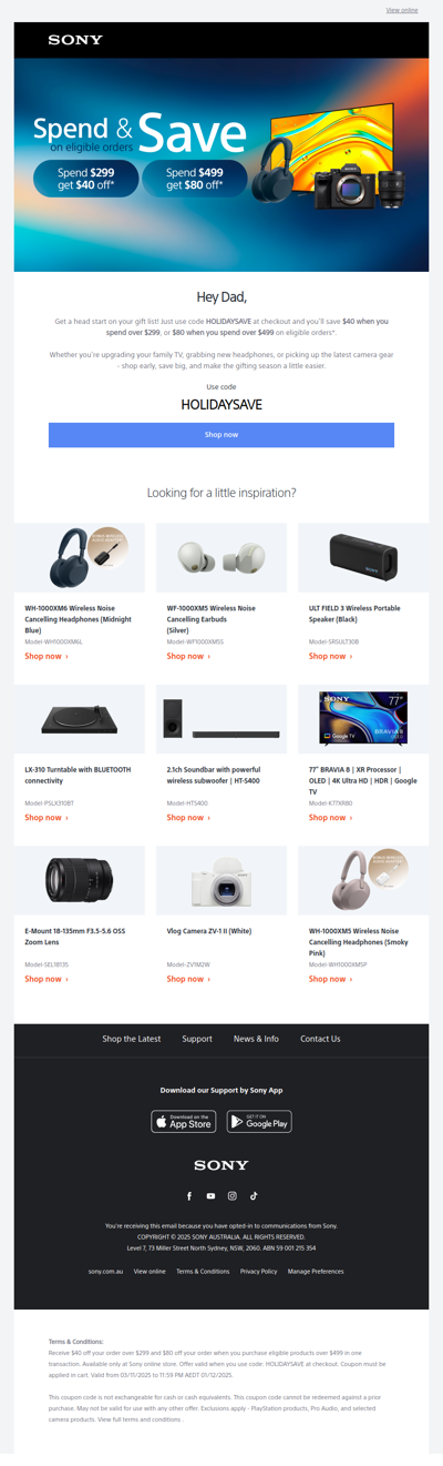 Your Spend & Save offer* inside! | A little help this gifting season.