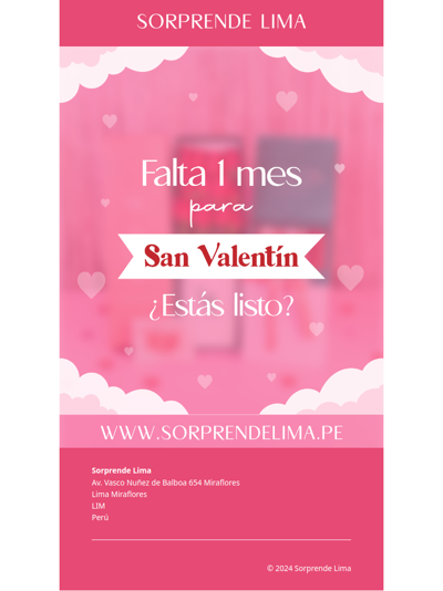 ❤️¡Falta 1 mes para San Valetín!❤️ ¿Ya estás listo para ver nuestra colección?🥰