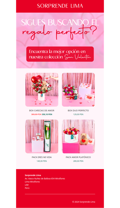 💝¡NO LA DEJES SIN REGALO!💝 Sorprende a tu persona favorita este San Valentín con los detalles perfectos! ✨