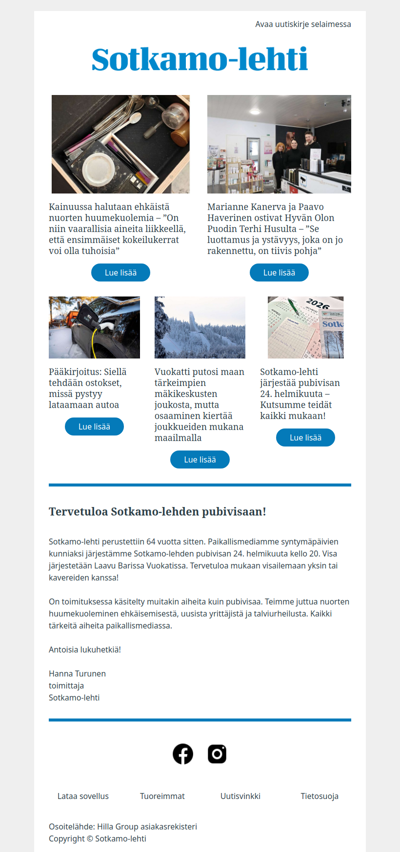 Tervetuloa Sotkamo-lehden pubivisaan