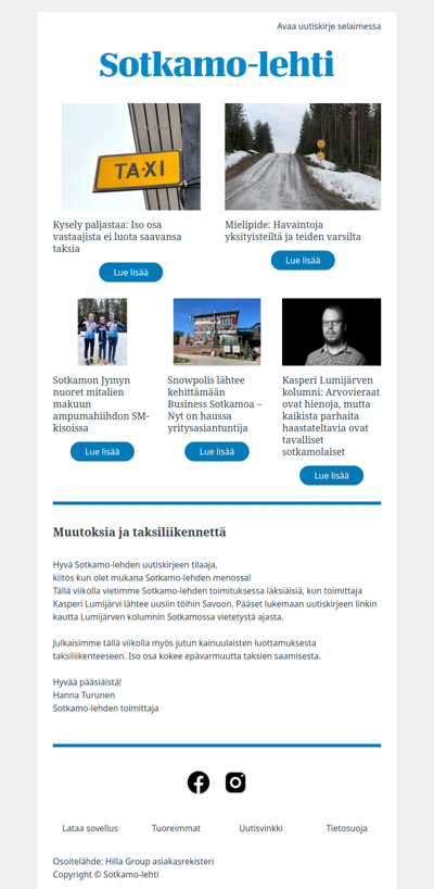 Saako taksin tilattua?