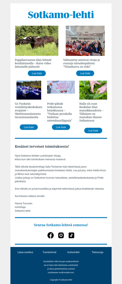 Lehmät pääsivät kesälaitumelle