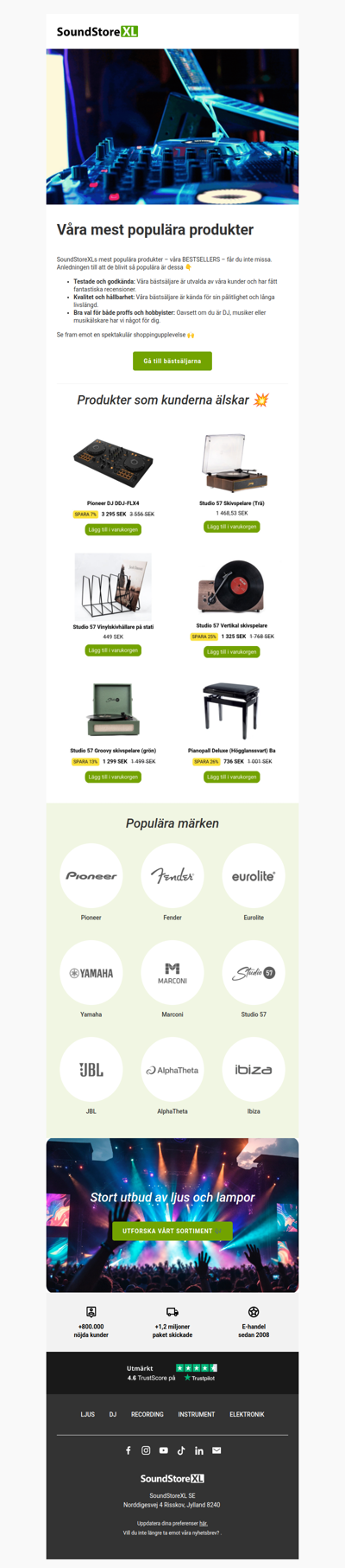 Produkter som är heta just nu 🎸 🎶