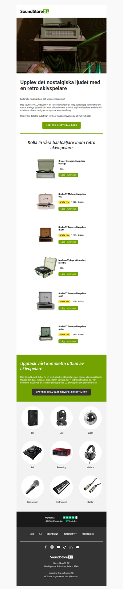 Njut av äkta, klassiskt ljud 🙏