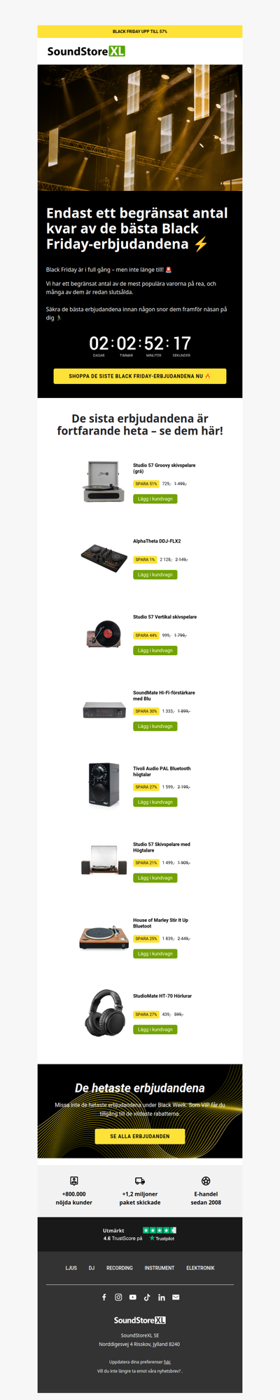 Black Friday närmar sig sitt slut – Endast några enheter kvar på de vildaste erbjudandena! 🖤