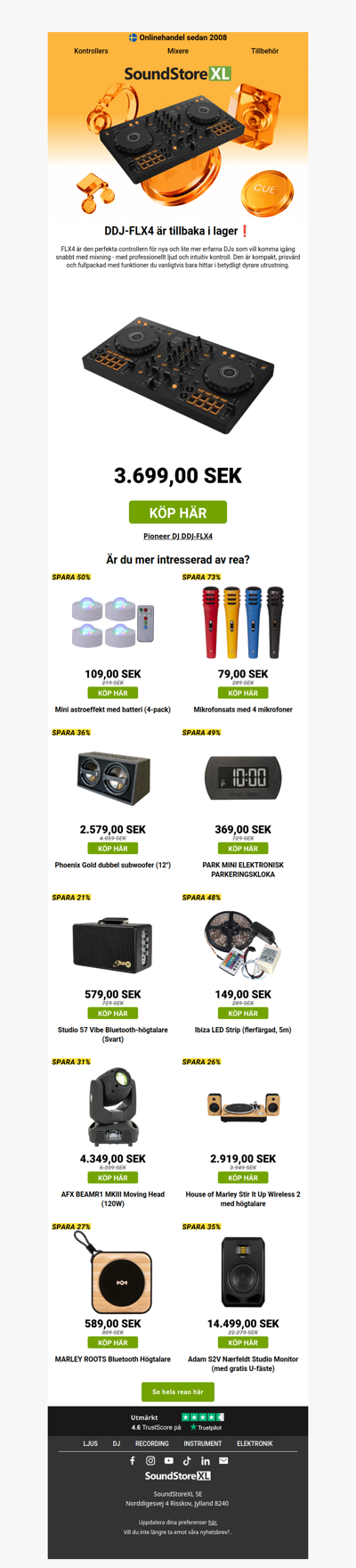 Vår bästsäljande DJ-controller är tillbaka i lager 🔊