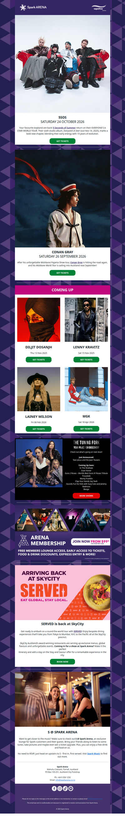 Big news: 5SOS & Conan Gray just announced!