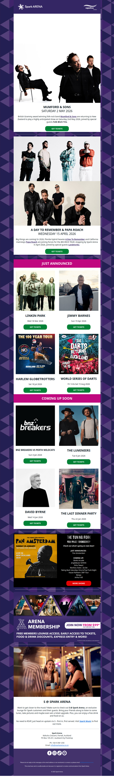 JUST ANNOUNCED: Mumford & Sons, A Day To Remember & Papa Roach + more!