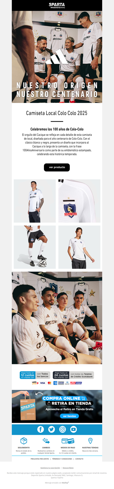 CAMISETA COLO COLO 2025