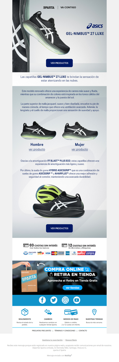 ASICS Nimbus 27 Luxe: más suavidad, más rendimiento 💥