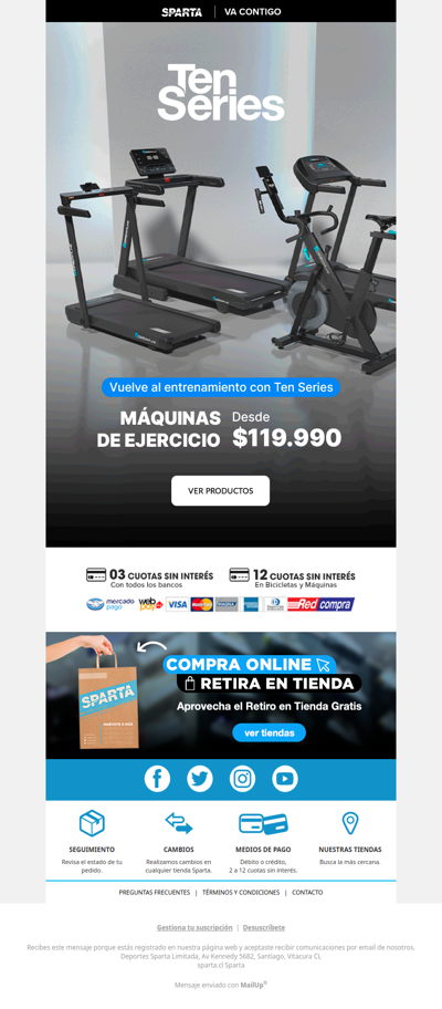 🚨Imperdible Máquinas Ten Series hasta 50% off