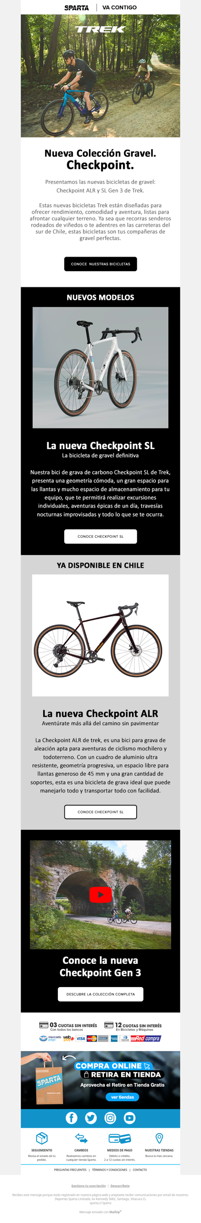 Nuevas bicicletas de gravel Trek : Checkpoint ALR y SL Gen 3