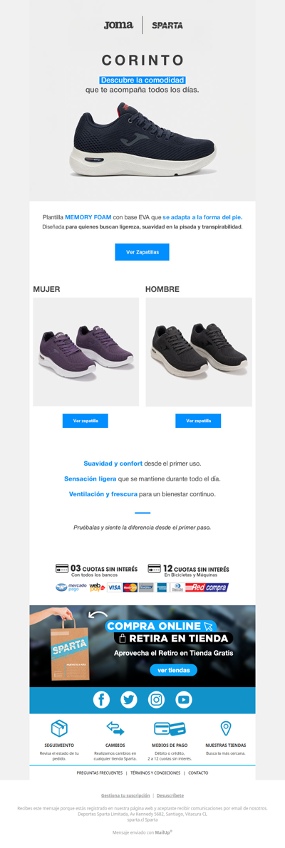 Corinto - Joma 👟 La comodidad que estabas esperando 🏃‍♂️