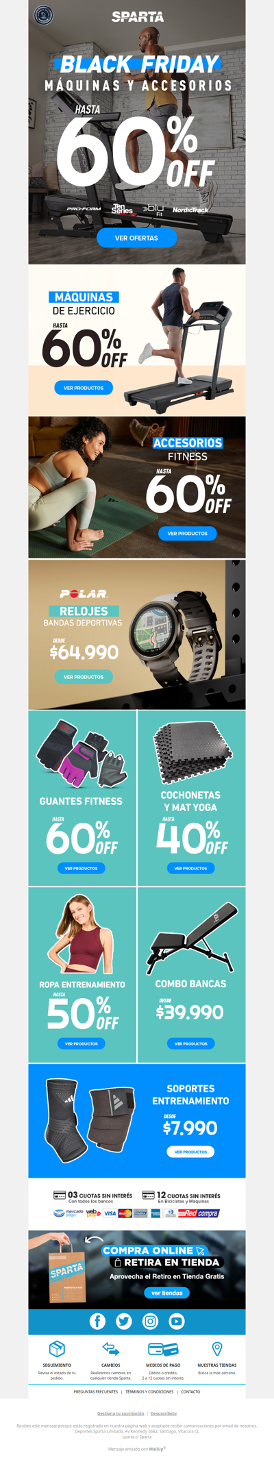 Black Friday  🔥 Máquinas y Accesorios Fitness con hasta 60% dcto