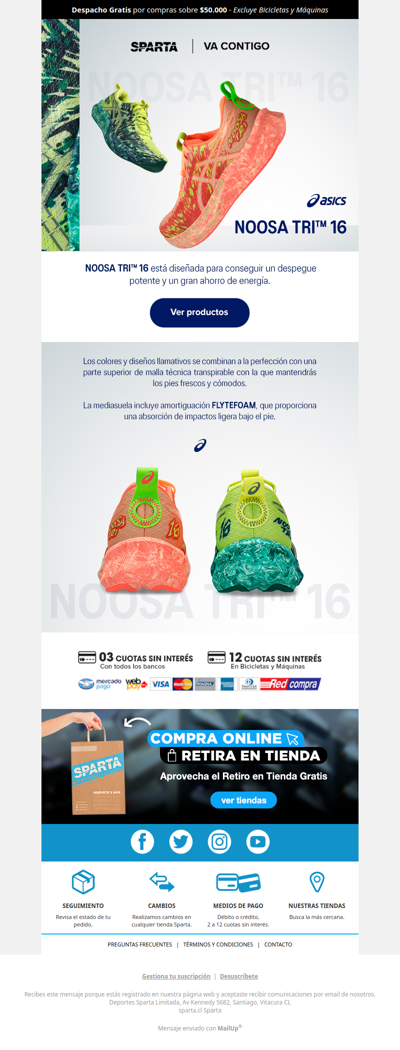 Descubre las nuevas ASICS Noosa Tri 16 👟✨