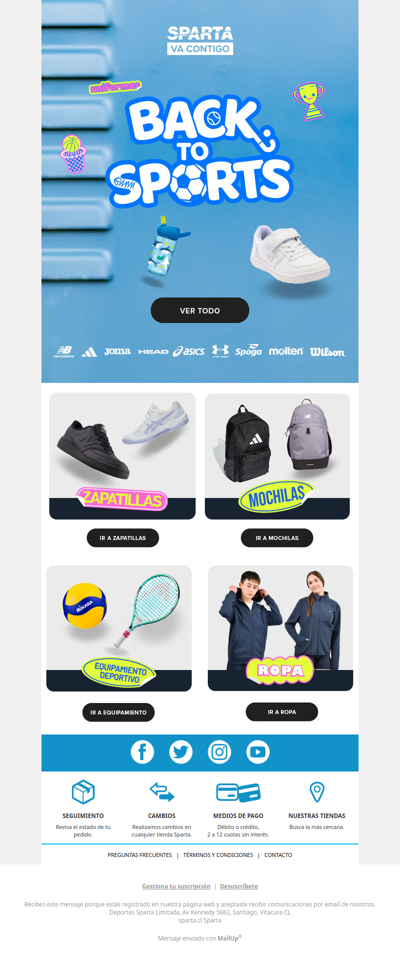 Back to Sports con Sparta! 🏃‍♂️🥇