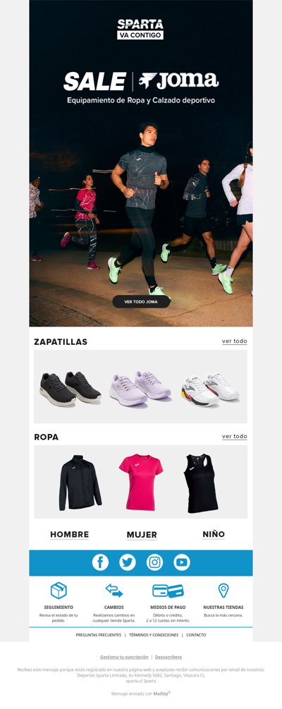 💥🏃‍➡️ La marca española Joma en SALE