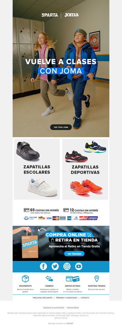 Vuelve a clases con Joma 👟📚