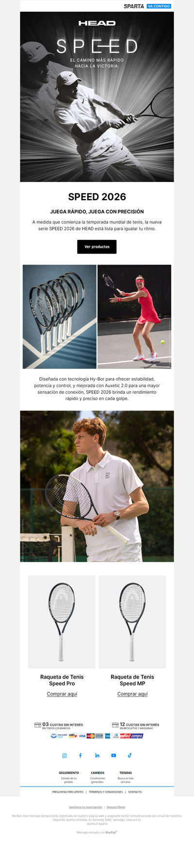 Nueva Speed 2026 de HEAD ya disponible 🎾