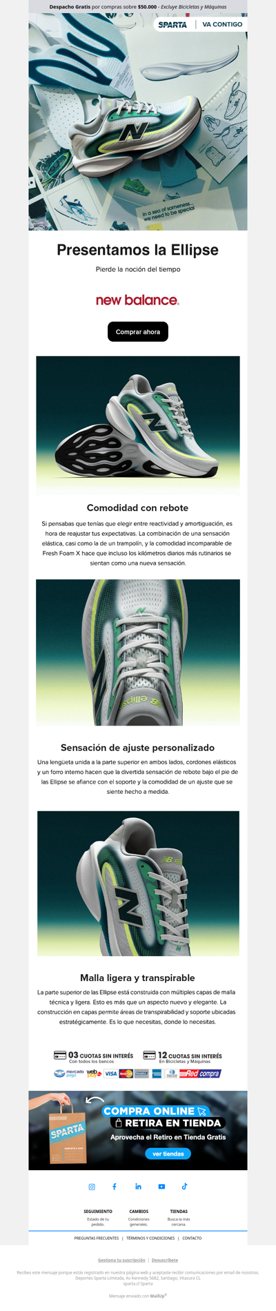 Nueva zapatilla running Ellipse de New Balance 👟