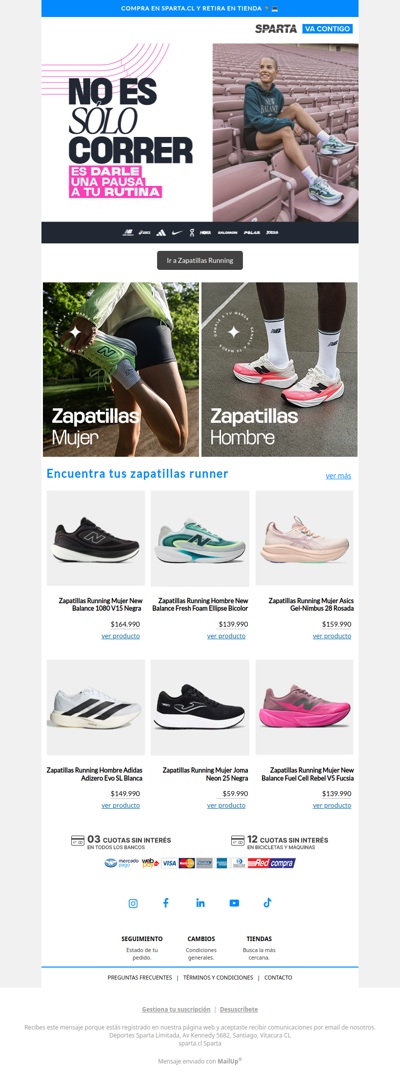 ¡Hoy es el día! Tus zapatillas de running te esperan 🏃‍♂️
