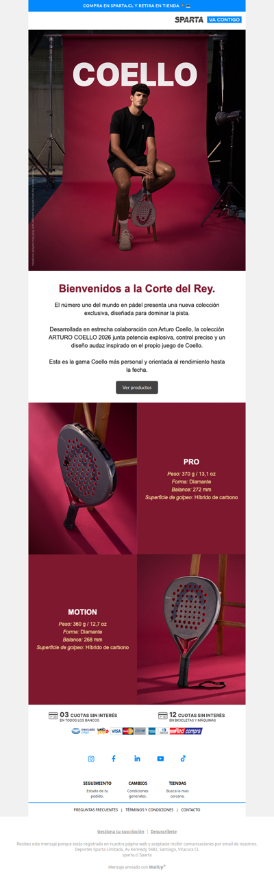 Palas Coello 2026 🎾 Nueva colección ya disponible