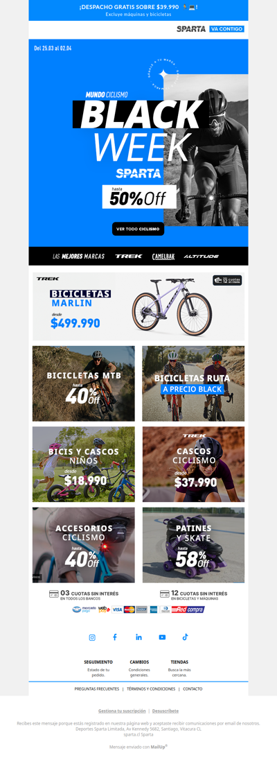 🚴 Hasta 50%OFF en Ciclismo ⚡