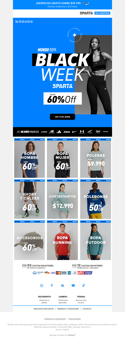 🚀 Imperdible: equípate con 60% OFF en ropa deportiva