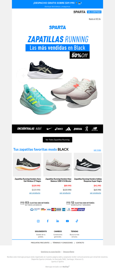 Las zapatillas más vendidas en Black 👟