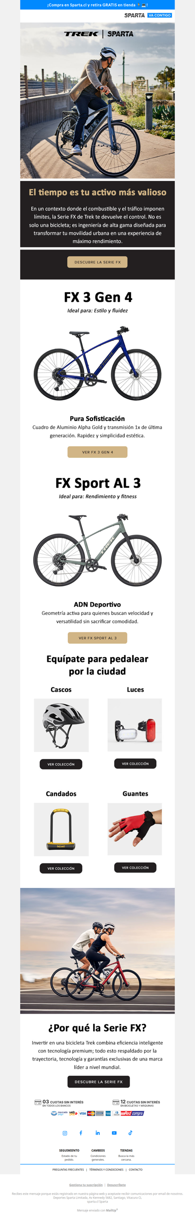 Muévete mejor con la nueva Trek FX 🚲