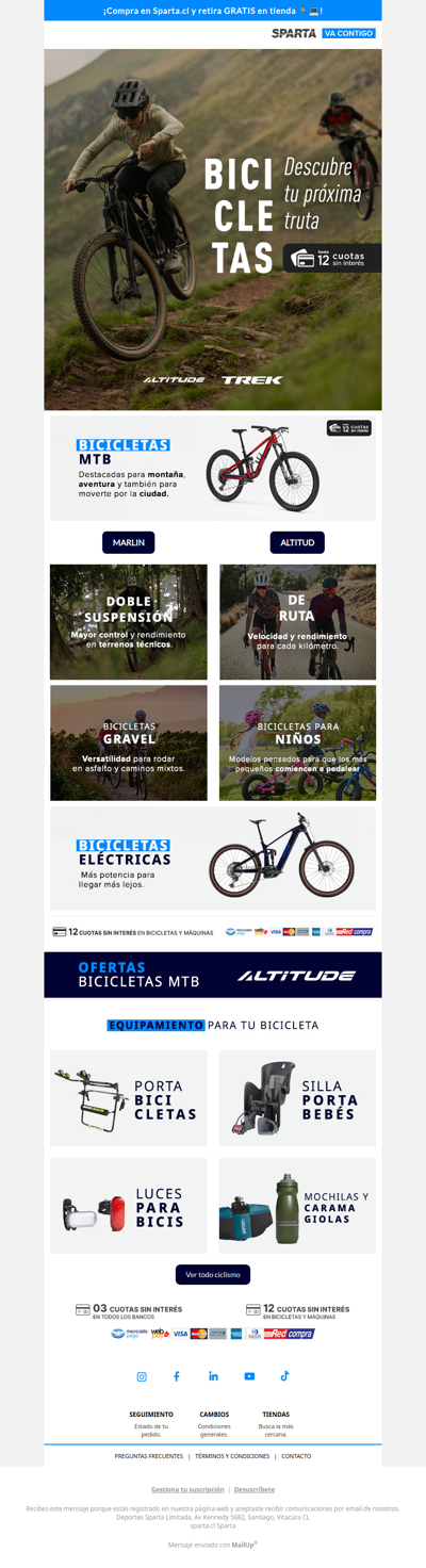 🚴⚡¿Listo para tu próxima ruta? Encuentra Trek, Altitude y más