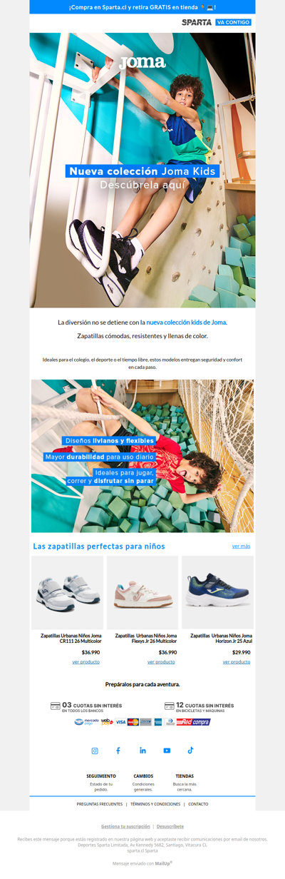 Nueva colección JOMA Kids 👟