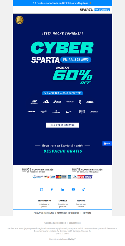 ¡CYBER Sparta Comienza hoy! 🔥