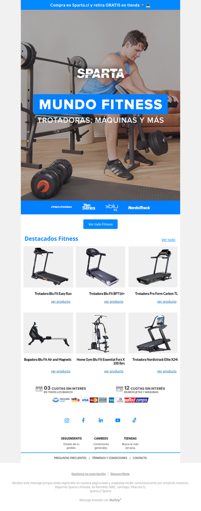 Todo para entrenar en un solo lugar 💪