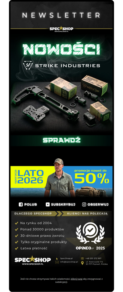 ✅ Strike Industries – NOWOŚCI ✅
