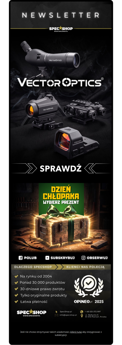 👀 VECTOR OPTICS - stany magazynowe uzupełnione! 👀