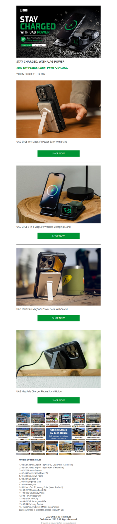 Save 20% on UAG Power ⚡ Limited Time Offer